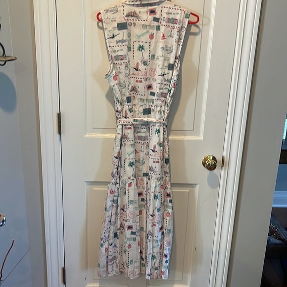 J Crew summer sleeveless dress. Size 12, never won! - Picture 4 of 4
